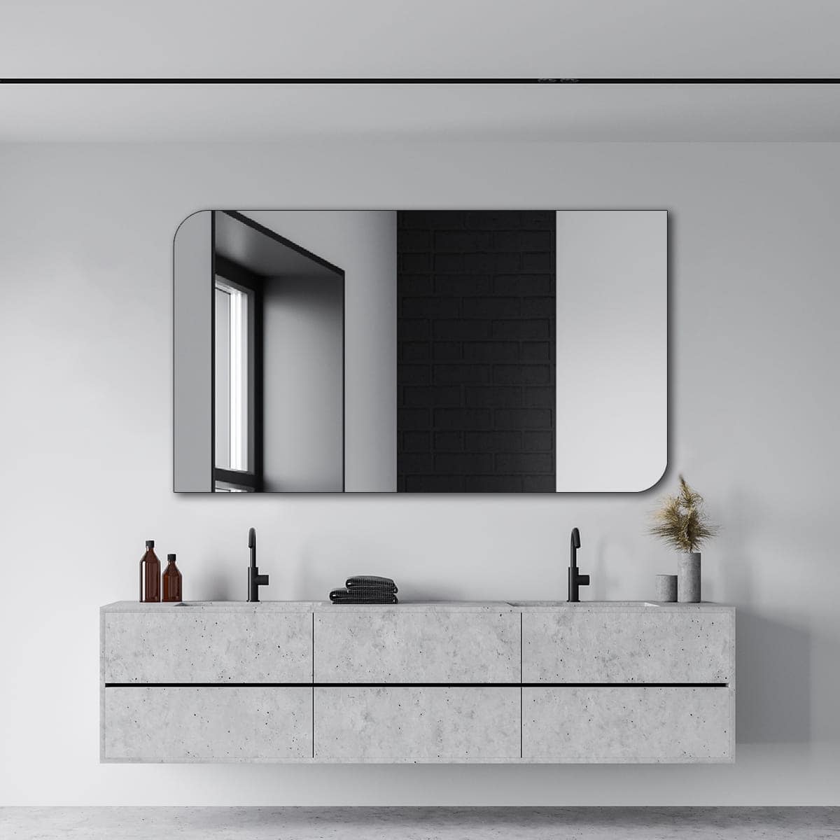 Lustro Łazienkowe Tradycyjne Nietypowe Kształty 02