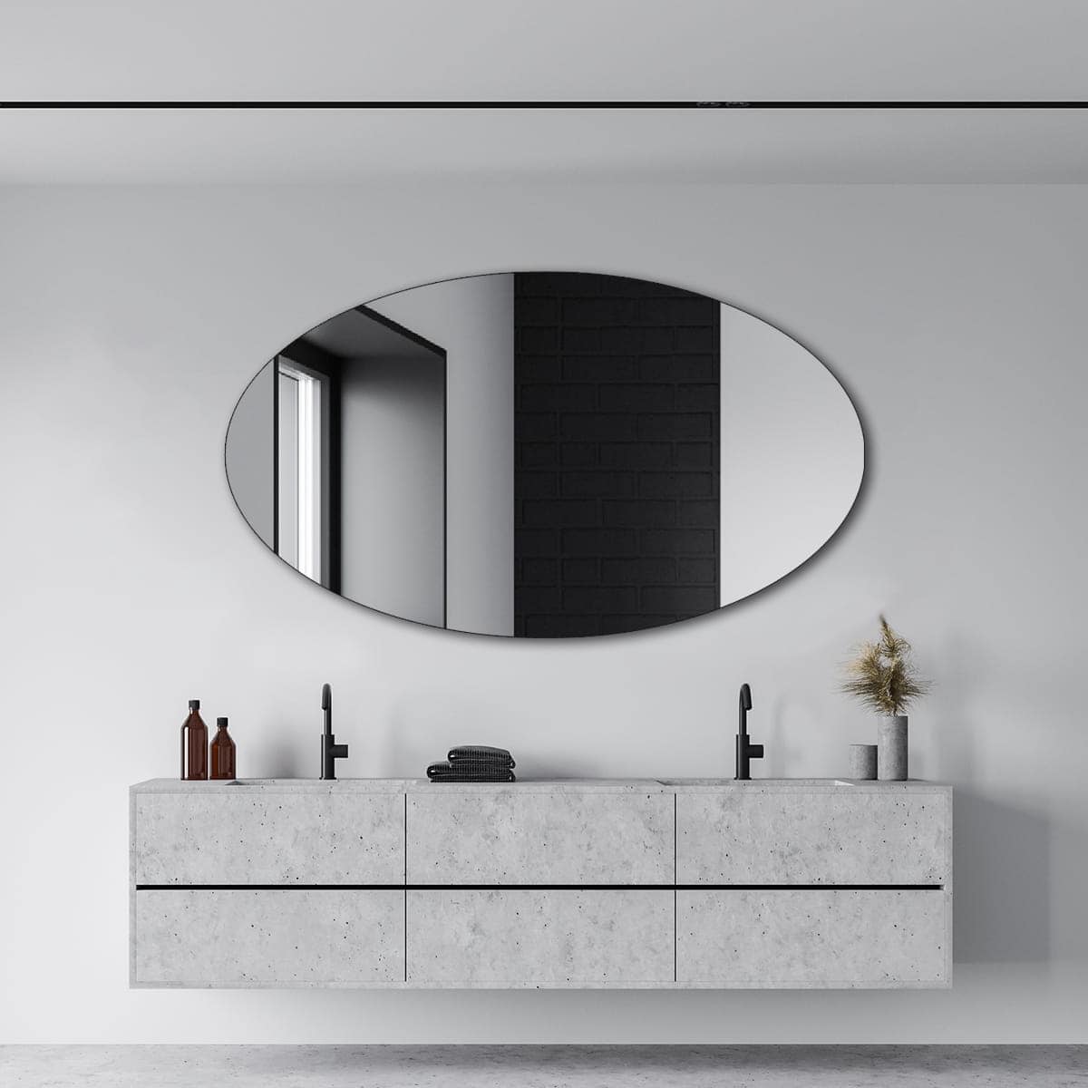 Lustro Łazienkowe Tradycyjne Nietypowe Kształty 04