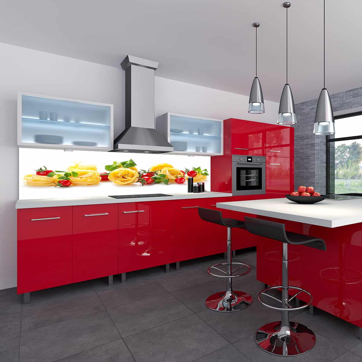 Panel szklany Owoce 76927494