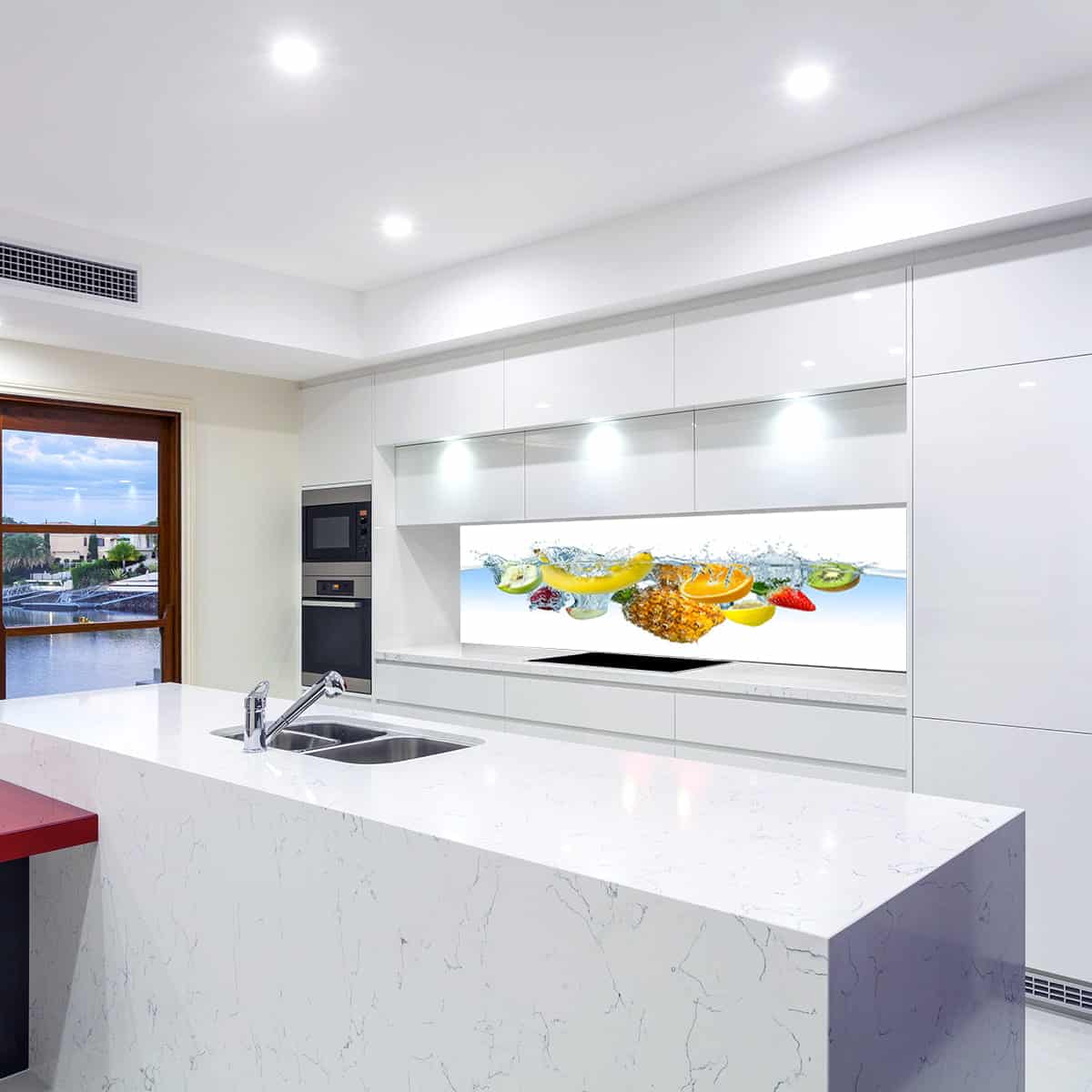 Panel szklany Owoce 77771645